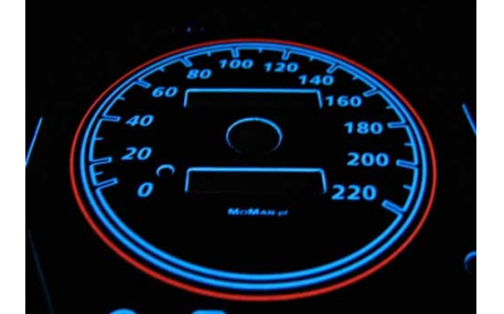 Шкалы приборов Daewoo Lanos