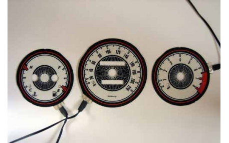 Шкалы приборов Daewoo Lanos