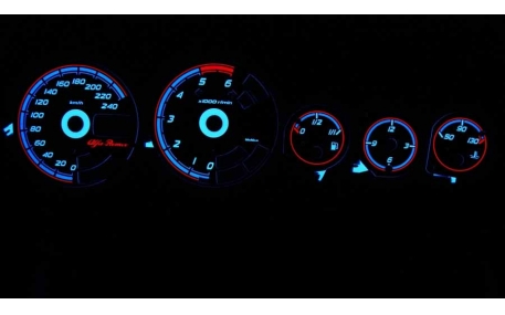 Шкалы приборов Alfa Romeo 156