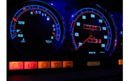 Шкалы приборов Mercedes C-class W201