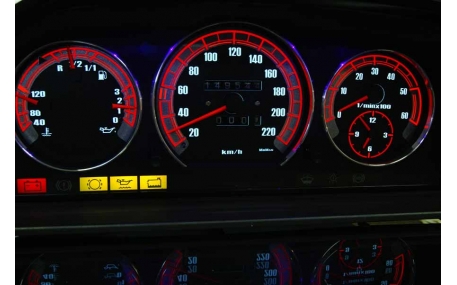 Шкалы приборов Mercedes E-class W124