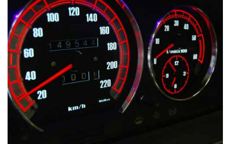 Шкалы приборов Mercedes E-class W124