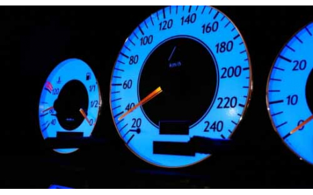 Шкалы приборов Mercedes