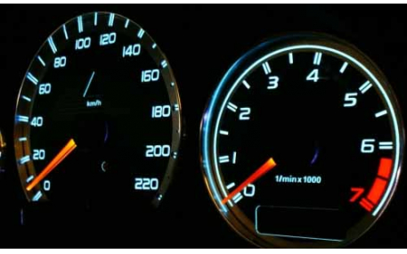 Шкалы приборов Mercedes