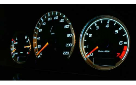 Шкалы приборов Mercedes