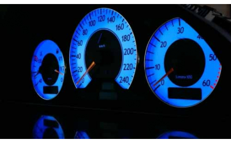 Шкалы приборов Mercedes