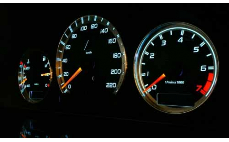 Шкалы приборов Mercedes CLK-class W208