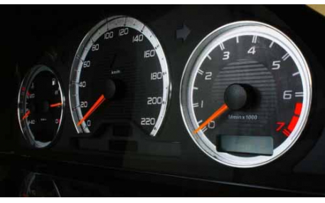 Шкалы приборов Mercedes CLK-class W208