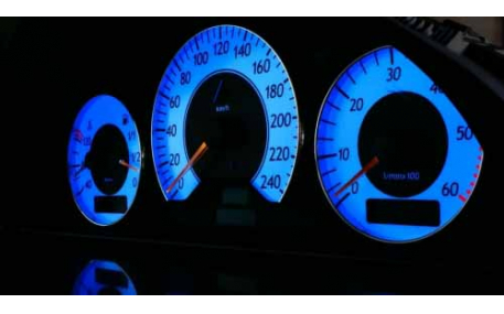 Шкалы приборов Mercedes CLK-class W208