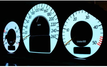 Шкалы приборов Mercedes CLK-class W208