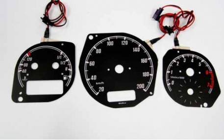 Шкалы приборов Mercedes