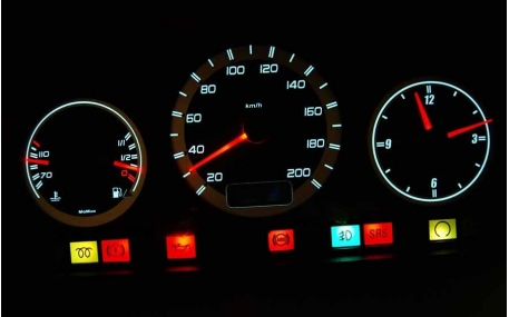 Шкалы приборов Mercedes