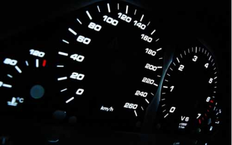 Шкалы приборов Mercedes C-class W203