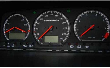 Шкалы приборов Volkswagen Corrado