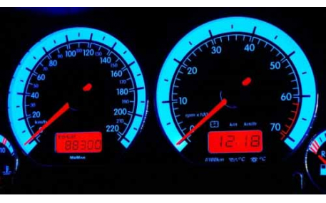 Шкалы приборов Volkswagen Golf 3