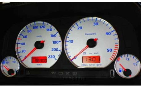 Шкалы приборов Volkswagen Golf 3