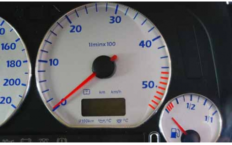 Шкалы приборов Volkswagen Golf 3