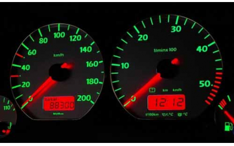 Шкалы приборов Volkswagen Golf 3