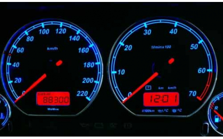Шкалы приборов Volkswagen Polo