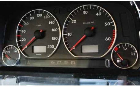 Шкалы приборов Volkswagen Polo