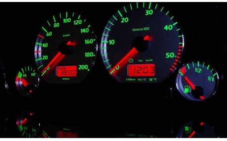 Шкалы приборов Volkswagen Polo