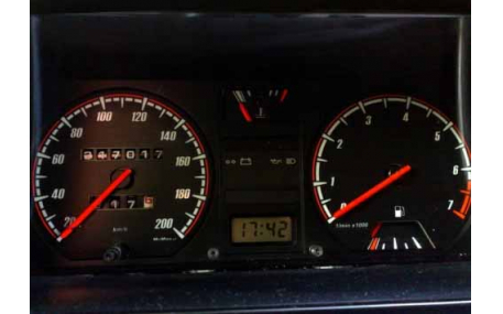 Шкалы приборов Volkswagen Scirocco