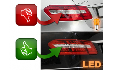 Фонари задние Mercedes E-class W212 2009-2013