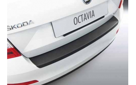Накладка на задний бампер Skoda Octavia A7 2013-2017
