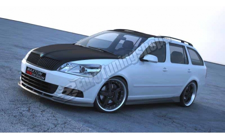 Накладка передняя Skoda Octavia A5 2008-2012