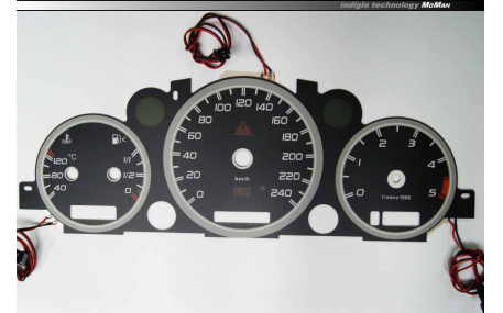 Шкалы приборов Mercedes ML-class W163