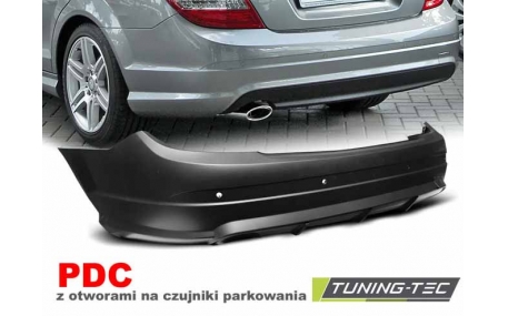Бампер задний Mercedes C-class W204 2007-2010