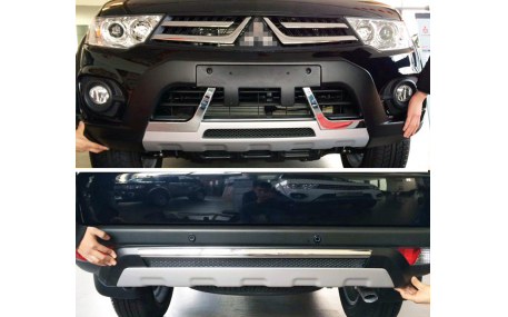 Накладки на бампера Mitsubishi Pajero Sport