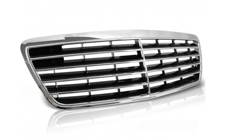 Решетка радиатора Mercedes E-class W210 1999-2002