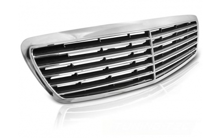 Решетка радиатора Mercedes E-class W211 2002-2006