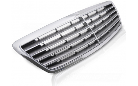 Решетка радиатора Mercedes S-class W220 2002-2005