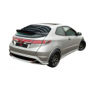 Накладка на заднее стекло Honda Civic 4D