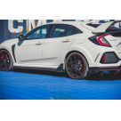 Накладки на пороги Honda Civic