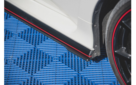 Накладки на пороги Honda Civic