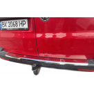 Накладка на задний бампер Audi A4 B8 2012-2015
