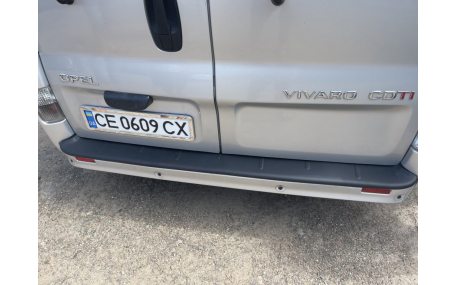 Накладка на задний бампер Opel Vivaro