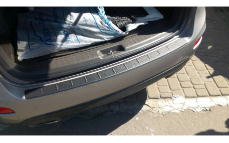 Накладка на задний бампер Hyundai Santa Fe