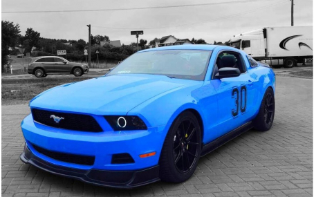 Накладка передняя Ford Mustang 2010-2012