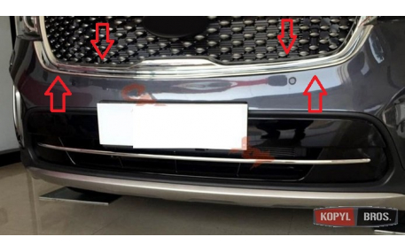 Хром накладки Kia Sorento