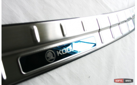 Накладка на задний бампер Skoda Kodiaq