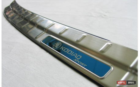 Накладка на задний бампер Skoda Kodiaq