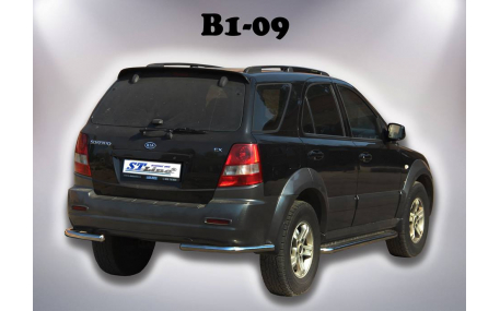 Защита задняя Mercedes ML-class W163