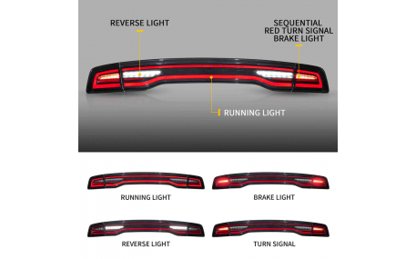 Фонари задние Dodge Charger