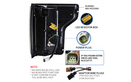 Фонари задние Ford F150