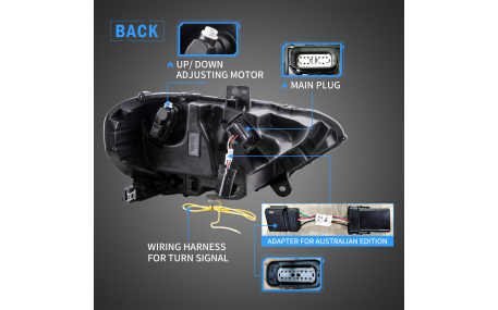 Фары передние Ford Mustang 2018-2022