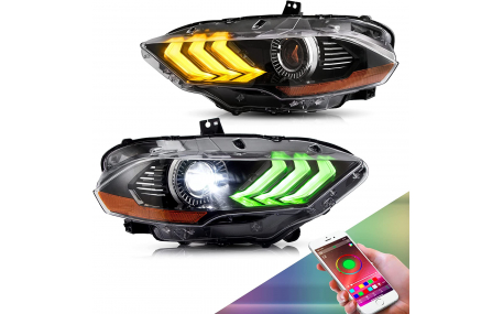 Фары передние Ford Mustang 2018-2022